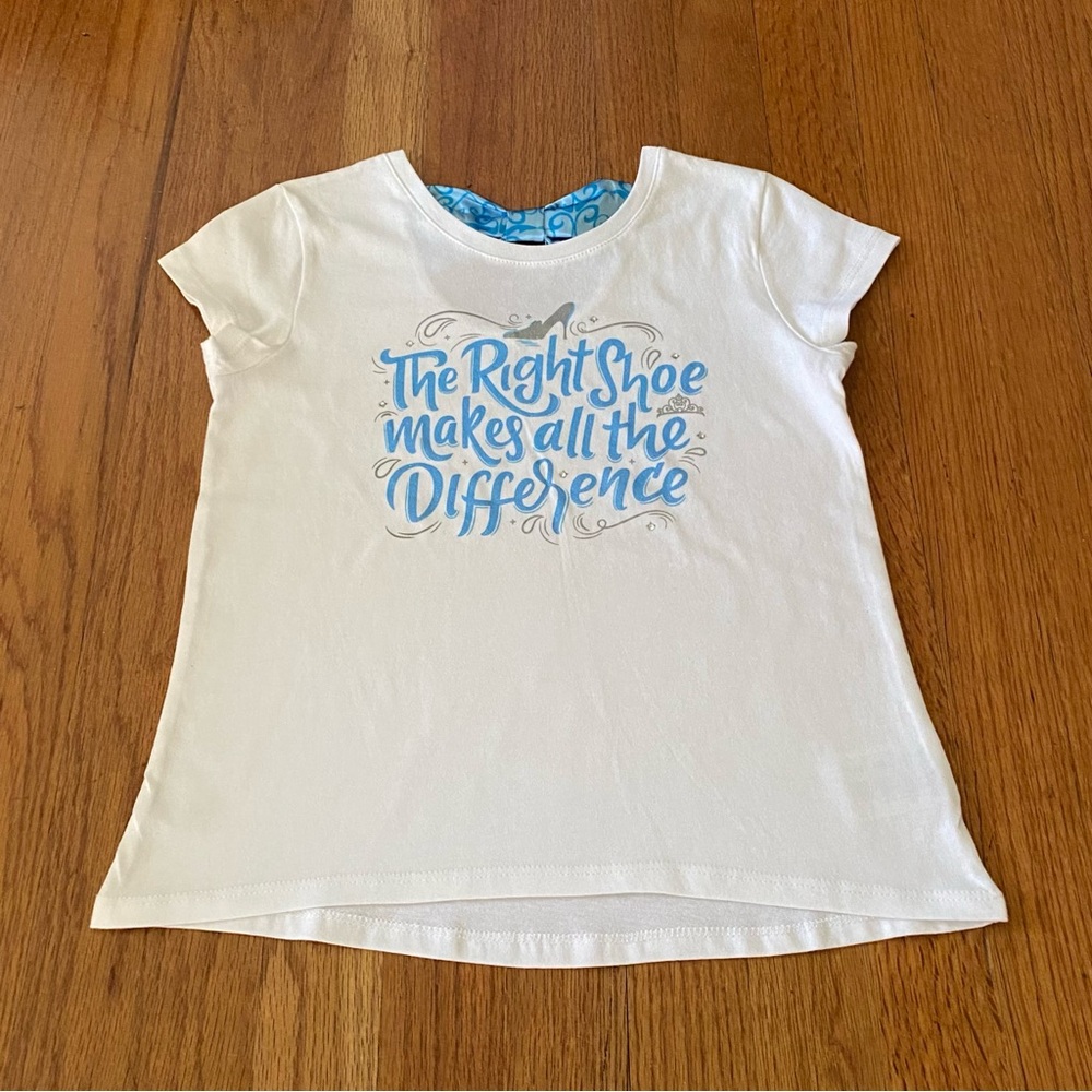 Disney Parks Princess Cinderella With Rhinestones and Satin Bow T-Shirt